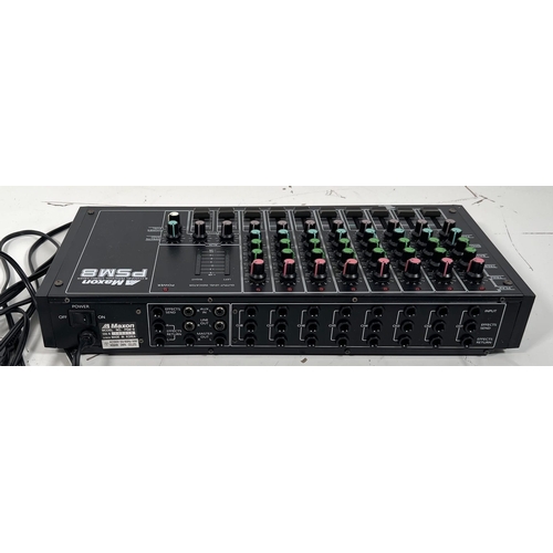 65 - Maxon PSM8 Mixer, Boxed

Compact audio mixer, ideal for small-scale audio routing, sold in its origi... 