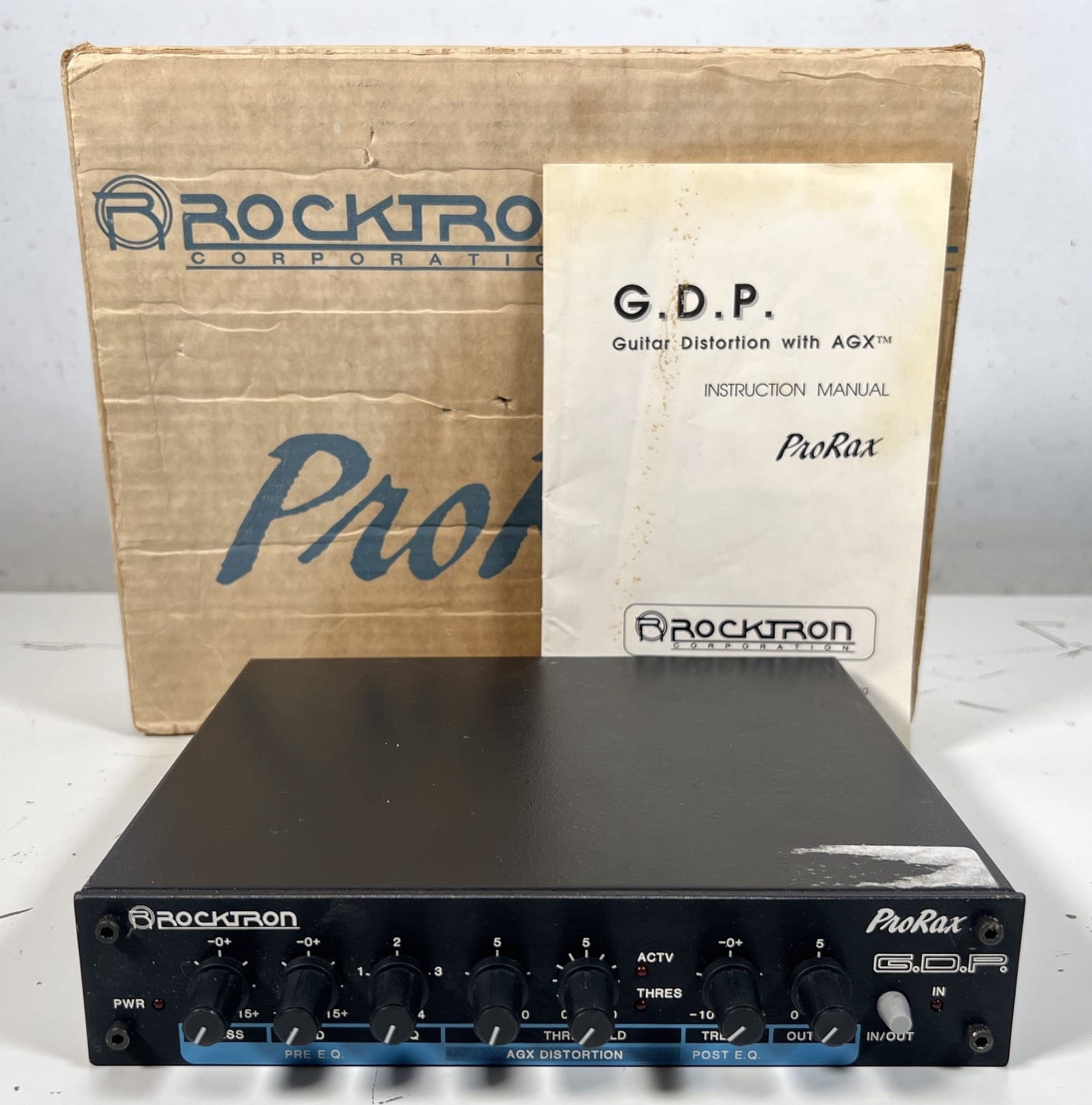 Rocktron ProRax G.D.P. Guitar Distortion Preamp Rack-mounted guitar preamp  designed for creating ri