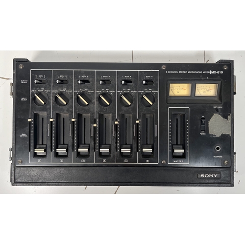 75 - Sony MX-610 6-Channel Mixer

Six-channel mixer, known for its reliability and sound quality.

(F) Te... 