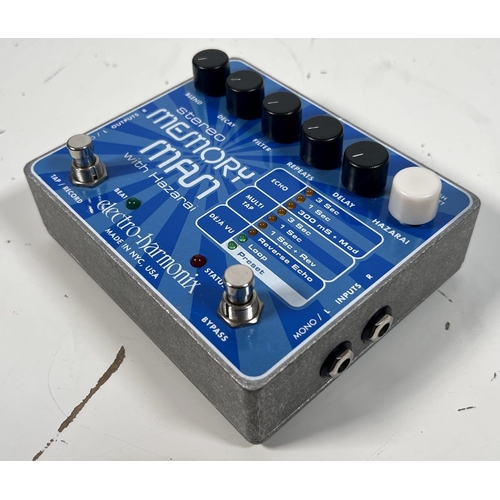 33 - Electro-Harmonix Stereo Memory Man with Hazari, Boxed

Delay pedal offering a wide range of delay an... 