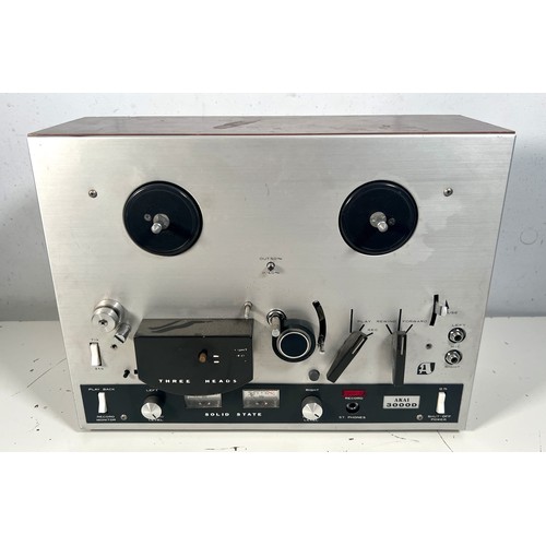 98 - Akai 3000D Tape Recorder

3000D (precursor to the 4000D),  a four-track, solid state, stereo tape de... 