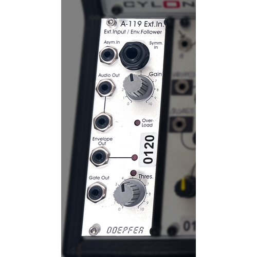 64 - Doepfer A-119 Ext. In.

(A) From a working modular rig, functions generally tested but not guarantee... 