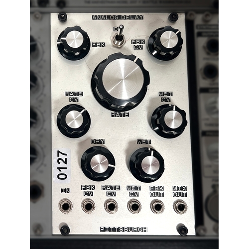 128 - Pittsburgh Modular Analog Delay 8192 Stage Bucket Brigade Delay Line

(A) From a working modular rig... 