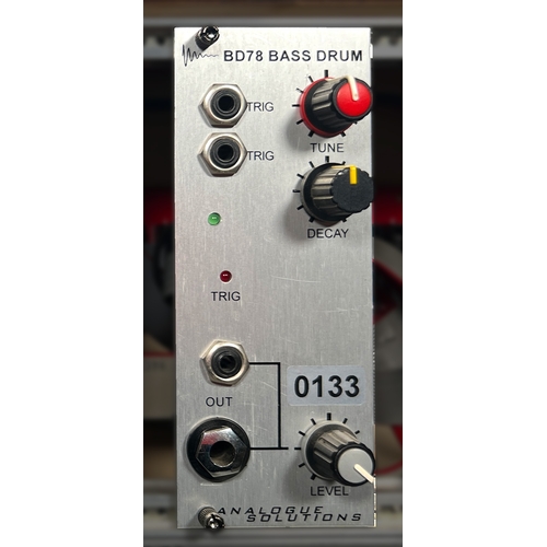 134 - Analogue Solutions BD78 CR-78 Bass Drum

(A) From a working modular rig, functions generally tested ... 