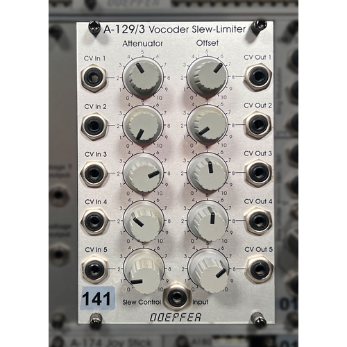 142 - Doepfer A-129-3 Vocoder Slew Limiter / Attenuator / Offset Generator

(A) From a working modular rig... 