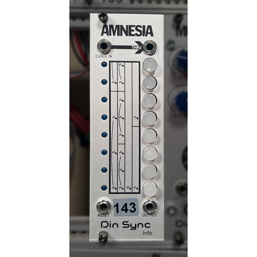 143 - DinSync Amnesia

(A) From a working modular rig, functions generally tested but not guaranteed as 10... 