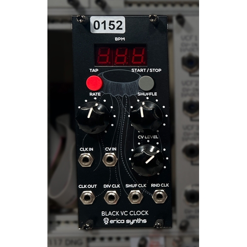 152 - Erica Synths Black VC Clock V1

(A) From a working modular rig, functions generally tested but not g... 