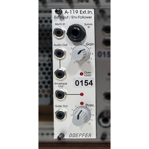 154 - Doepfer A-119 Ext. In.

(A) From a working modular rig, functions generally tested but not guarantee... 