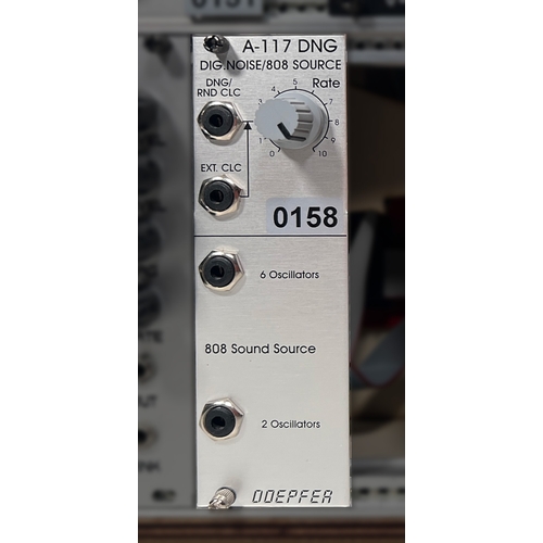 158 - Doepfer A-117 Digital Noise / Random Clock / 808 Sound Source

(A) From a working modular rig, funct... 