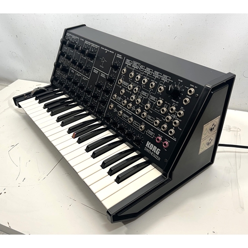 34 - Korg MS-20 Synthesizer

Tested and working - powers up and appears to work as intended, not all func... 