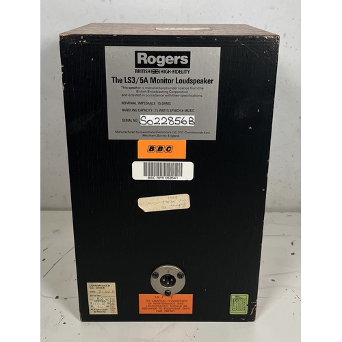 35 - Rogers LS3/5A Monitor Loudspeaker

Untested. We have no information about the functional status of t... 