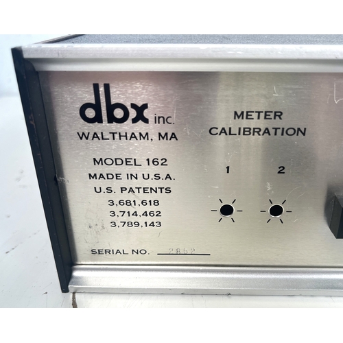 36 - DBX 162 Stereo Compressor/Limiter

Untested. We have no information about the functional status of t... 