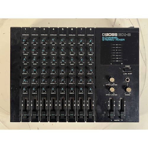 8 - Boss BX-8 8 Channel Stereo Mixer

Untested. We have no information about the functional status of th... 