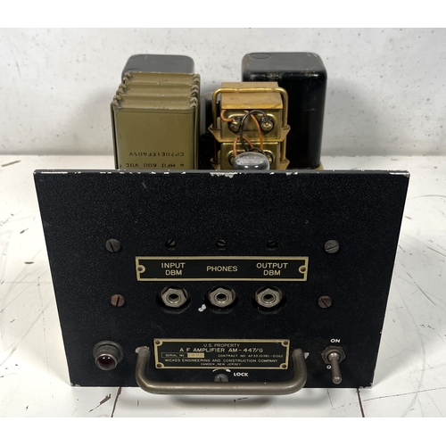 110 - A.F. Amplifier 447/G, Wickes Engineering (USA)

Curious (ex military) amp - we've modded one for a c... 