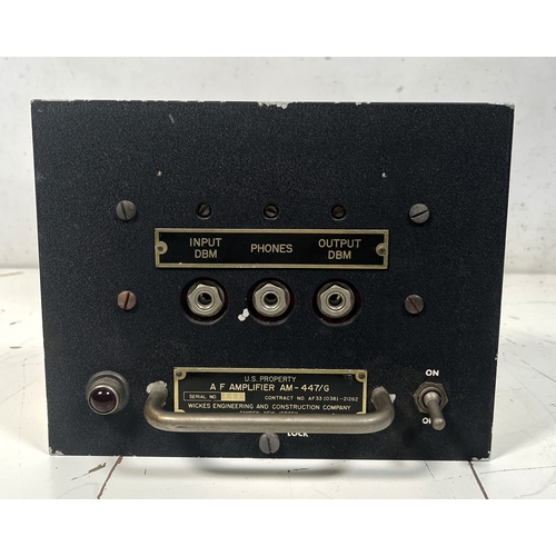 110 - A.F. Amplifier 447/G, Wickes Engineering (USA)

Curious (ex military) amp - we've modded one for a c... 