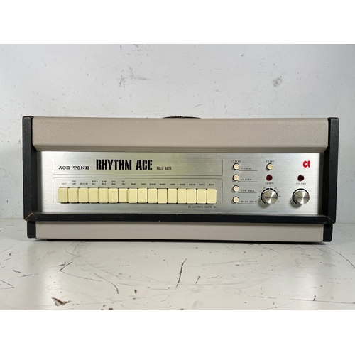 96 - Ace Tone FR-1 Rhythm Ace

117v. No mains transformer.

(E) Untested. We have no information about th... 