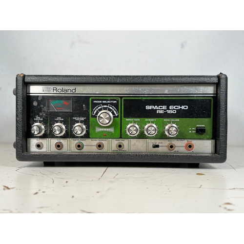 73 - Roland RE-150 Space Echo - spares or repair

Complete except that the motor has been removed and als... 