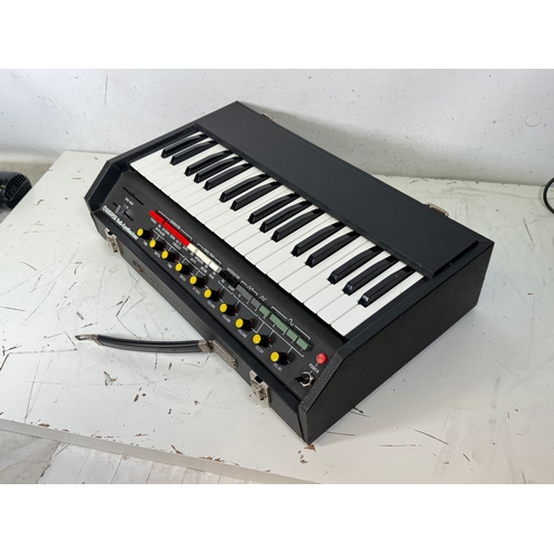 97 - Wersi AP6 Bass Synthesizer

(C) Tested. Powers up, passes signal but has various faults and/or dirty... 