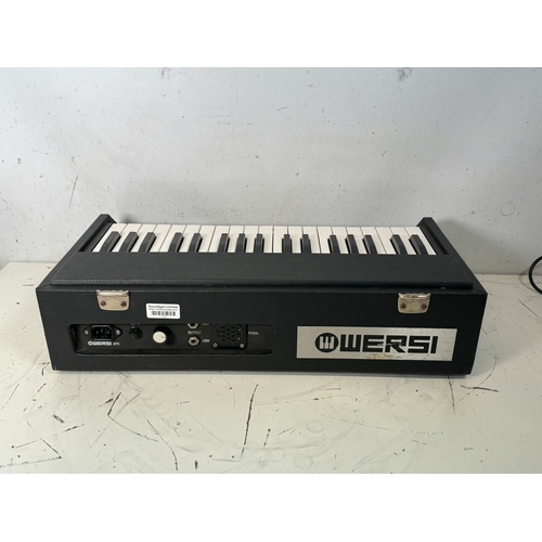 97 - Wersi AP6 Bass Synthesizer

(C) Tested. Powers up, passes signal but has various faults and/or dirty... 