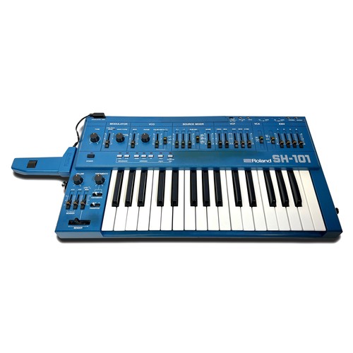 74 - Roland SH-101 (Blue) with Mod Grip.
Uncommon variant of the acid bass banger, especially with the gr... 