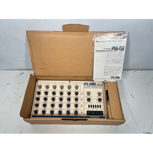 29 - Pearl PM-66 Mixer, Boxed

Untested. We have no information about the functional status of this item.... 