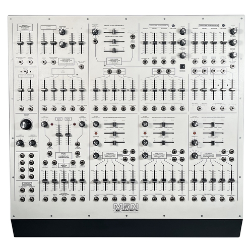 102 - Macbeth M5N.

White version of the analogue semi-modular, semi-mythical monster. About 100 ever made... 