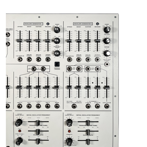 102 - Macbeth M5N.

White version of the analogue semi-modular, semi-mythical monster. About 100 ever made... 