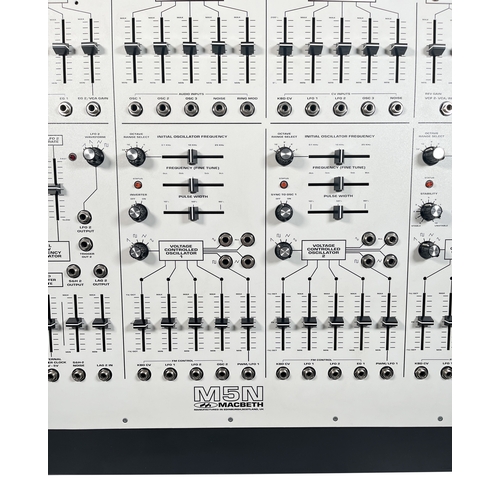 102 - Macbeth M5N.

White version of the analogue semi-modular, semi-mythical monster. About 100 ever made... 