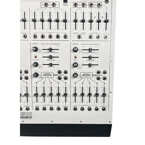 102 - Macbeth M5N.

White version of the analogue semi-modular, semi-mythical monster. About 100 ever made... 