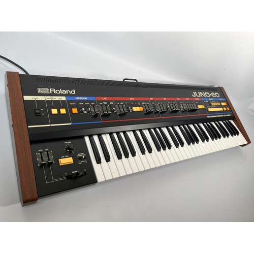 50 - Roland Juno-60 - 61 Key Polyphonic Analogue Synthesizer

(C) Tested. Powers up, passes signal but ha... 