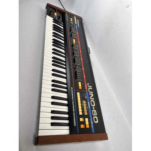 50 - Roland Juno-60 - 61 Key Polyphonic Analogue Synthesizer

(C) Tested. Powers up, passes signal but ha... 