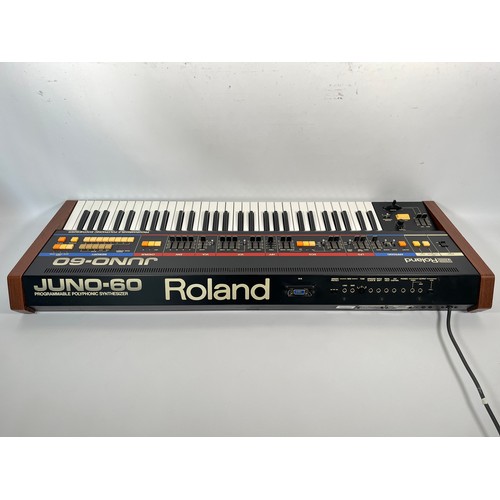 50 - Roland Juno-60 - 61 Key Polyphonic Analogue Synthesizer

(C) Tested. Powers up, passes signal but ha... 