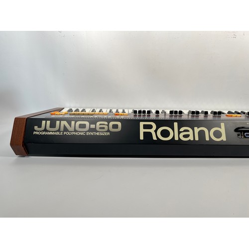 50 - Roland Juno-60 - 61 Key Polyphonic Analogue Synthesizer

(C) Tested. Powers up, passes signal but ha... 