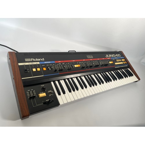 92 - Roland Juno-60 - 61 key Polyphonic Analogue Synthesizer

(C) Tested. Powers up, passes signal but ha... 