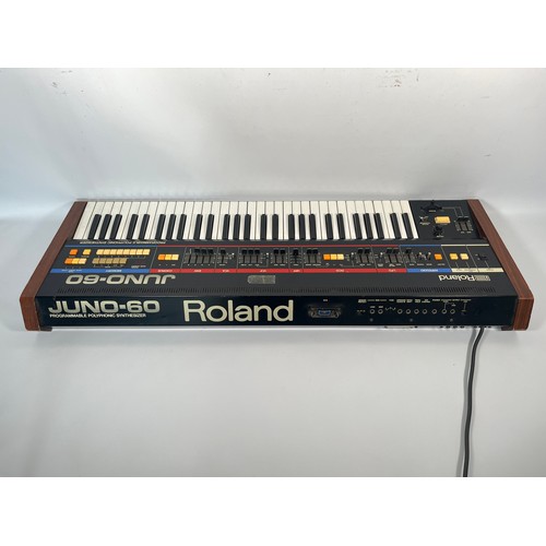 92 - Roland Juno-60 - 61 key Polyphonic Analogue Synthesizer

(C) Tested. Powers up, passes signal but ha... 