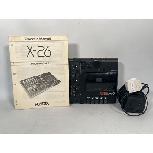 52 - Fostex X-26 Multitrack Cassette Tape Recorder