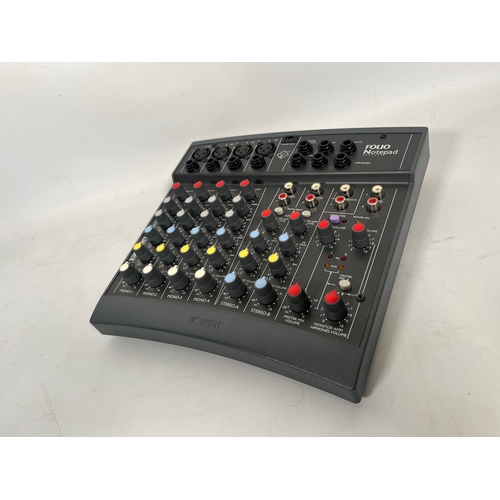 1 - Soundcraft Spirit  Folio Notepad Mixing Console