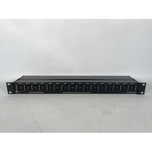 18 - Art P16 Sixteen Channel XLR Patch Bay