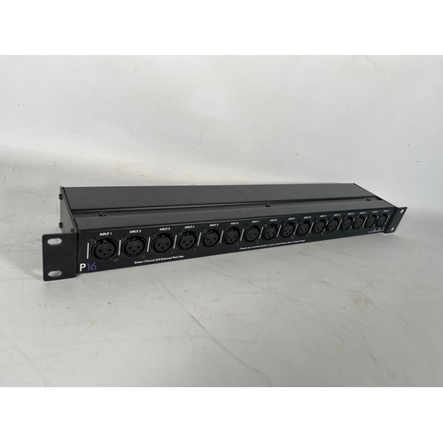 18 - Art P16 Sixteen Channel XLR Patch Bay