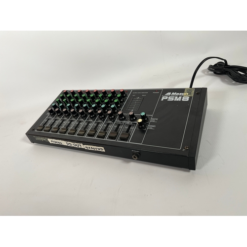 3 - Maxon PSM 8 Portable 8-Channel Mixer