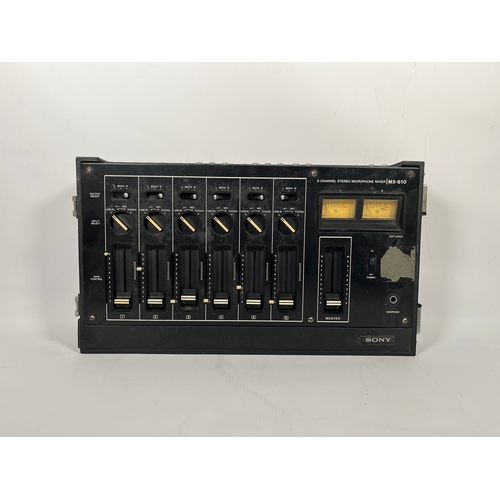 9 - Sony MX-610 Six Channel Stereo Mic Mixer