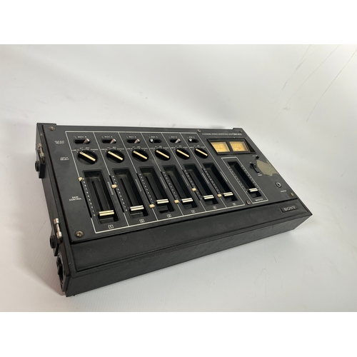 9 - Sony MX-610 Six Channel Stereo Mic Mixer