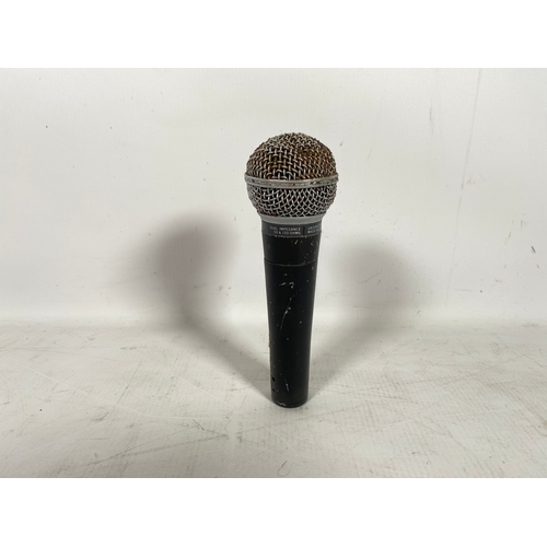 62 - Shure SM58 cardioid dynamic mic, 1980s