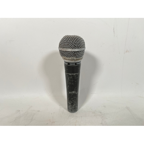 69 - Shure SM58 Cardioid dynamic microphone

Legendary dynamic mic used primarily for live vocals.