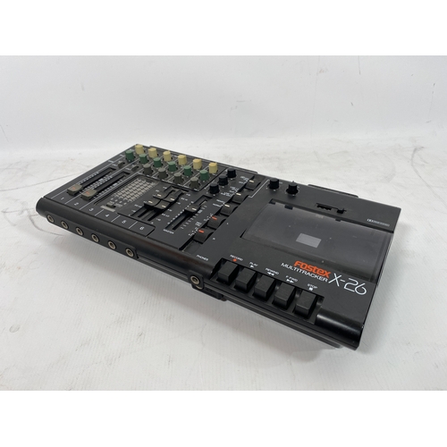 81 - Fostex X-26 4 Track Cassette Recorder