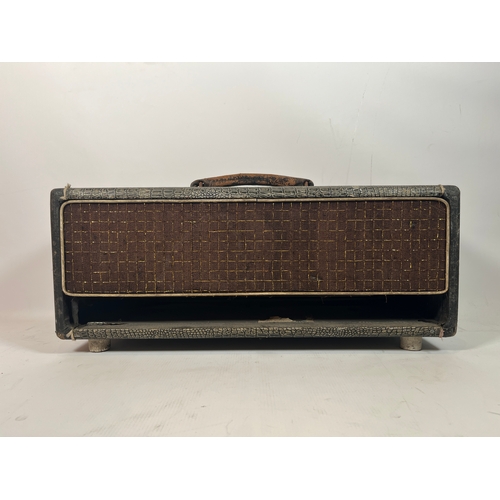 7 - Selmer Crocodile Skin Guitar amp head case

The case for a Selmer Trebble and bass 50.