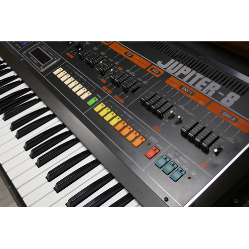 141 - Roland Jupiter-8 Polyphonic analogue synthesizer with Kenton Midi, Early 1980s

This beast has some ... 