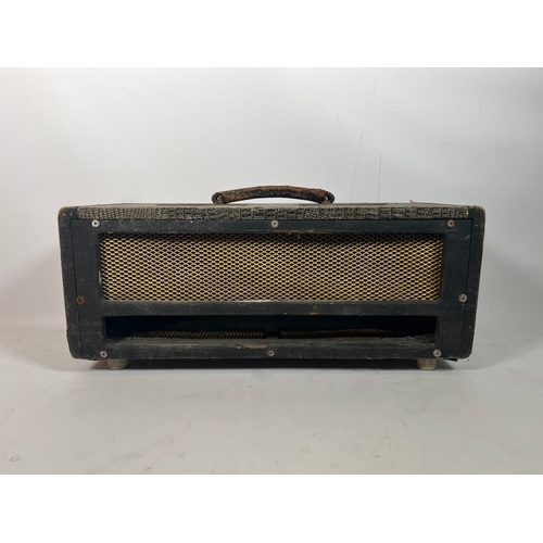 21 - Selmer Crocodile Skin Guitar amp head case

The case for a Selmer Trebble and bass 50.