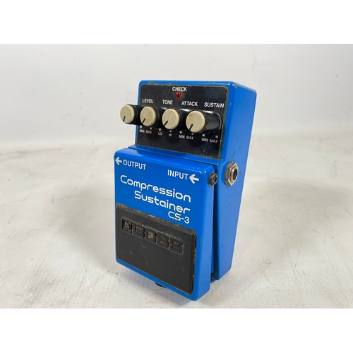 6 - Boss Compression Sustainer CS-3