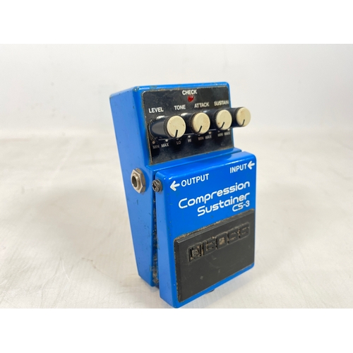 6 - Boss Compression Sustainer CS-3